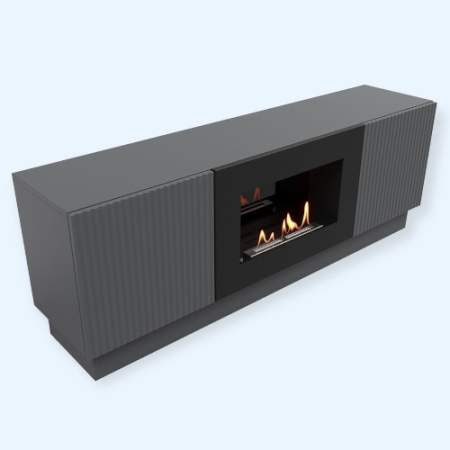 BFP/P-1400L графит (1595754) Firelight Тумба с биокамином